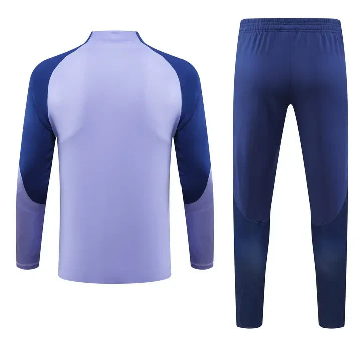 Conjunto Tottenham Ziper Curto Treino Lilás - foto 2 | Torcedor Shop