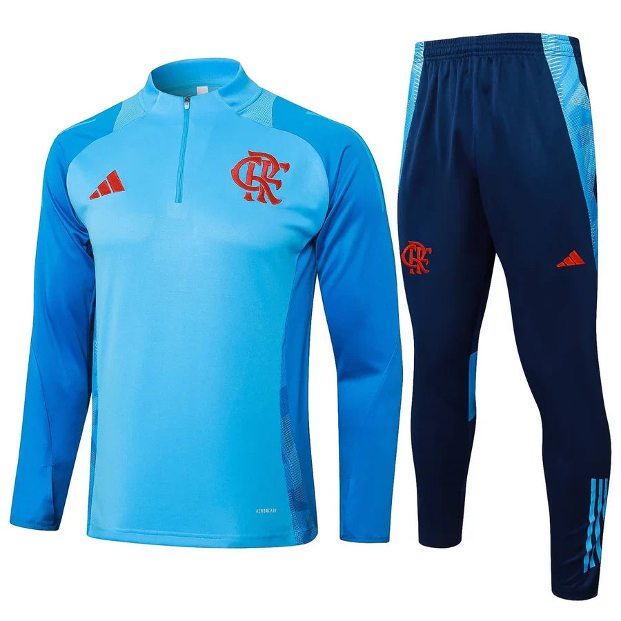 Conjunto Zíper Curto Flamengo 2025/26 Treino Atleta | Torcedor Shop