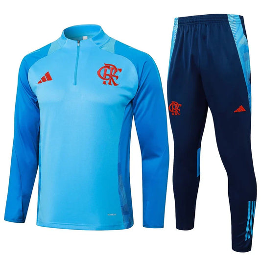Conjunto Zíper Curto Flamengo 2025/26 Treino Atleta | Torcedor Shop