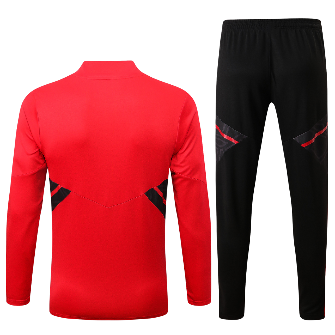 Conjunto Zíper Curto Flamengo Treino Vermelho e Preto - foto 2 | Torcedor Shop