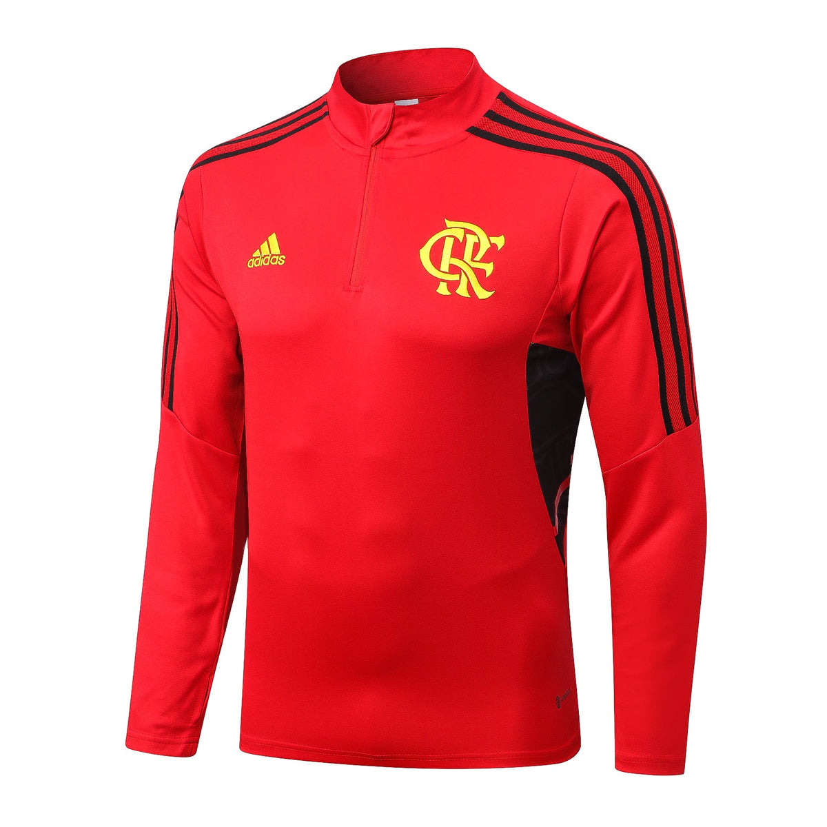 Conjunto Zíper Curto Flamengo Treino Vermelho e Preto - foto 3 | Torcedor Shop