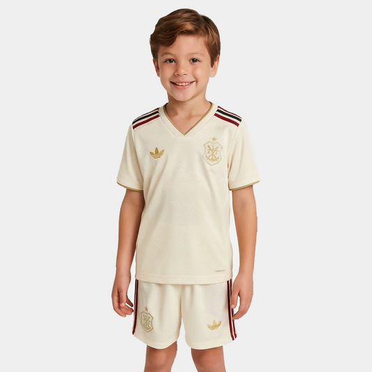 Conjunto Infantil Flamengo 2025/26 III
