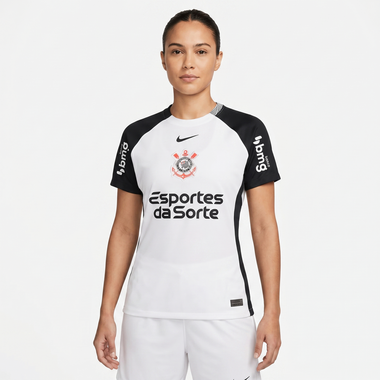 Camisa Feminina Corinthians 2025/26 I Torcedor Com Patrocínios