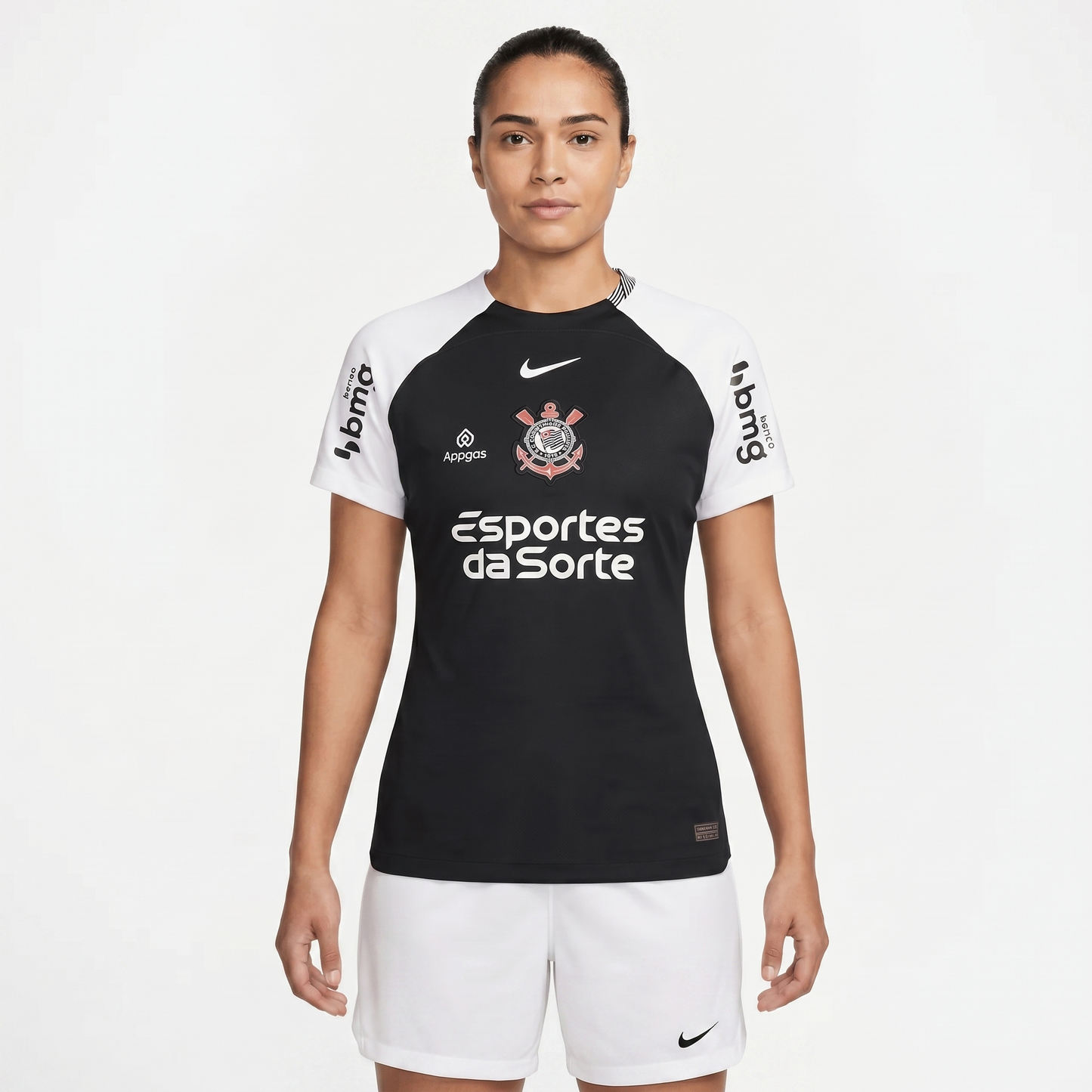 Camisa Feminina Corinthians 2025/26 II Torcedor Com Patrocínios