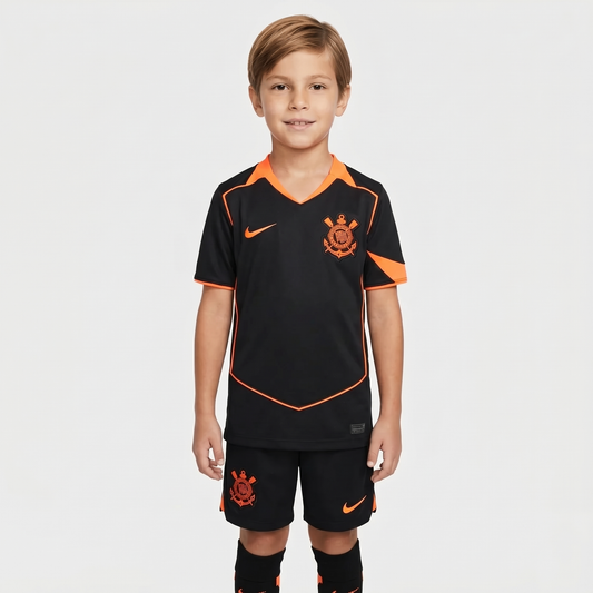 Conjunto Infantil Masculino Corinthians 2025/26 III