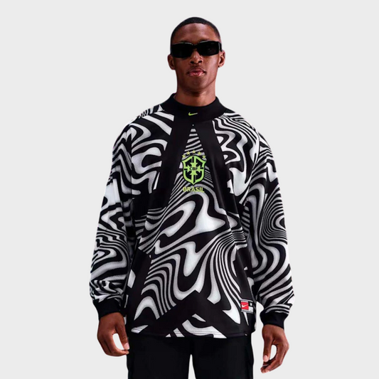 Camisa Seleção Brasileira Goleiro Manga Longa 2026 Torcedor
