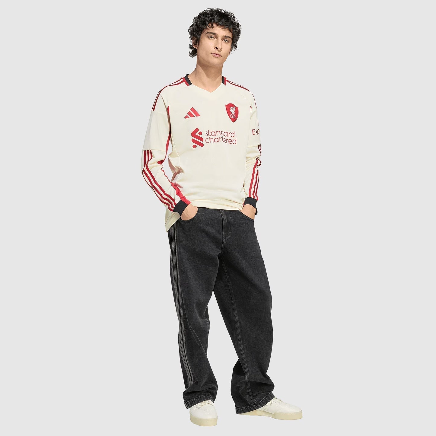 Camisa Liverpool 2025/26 II Manga Longa