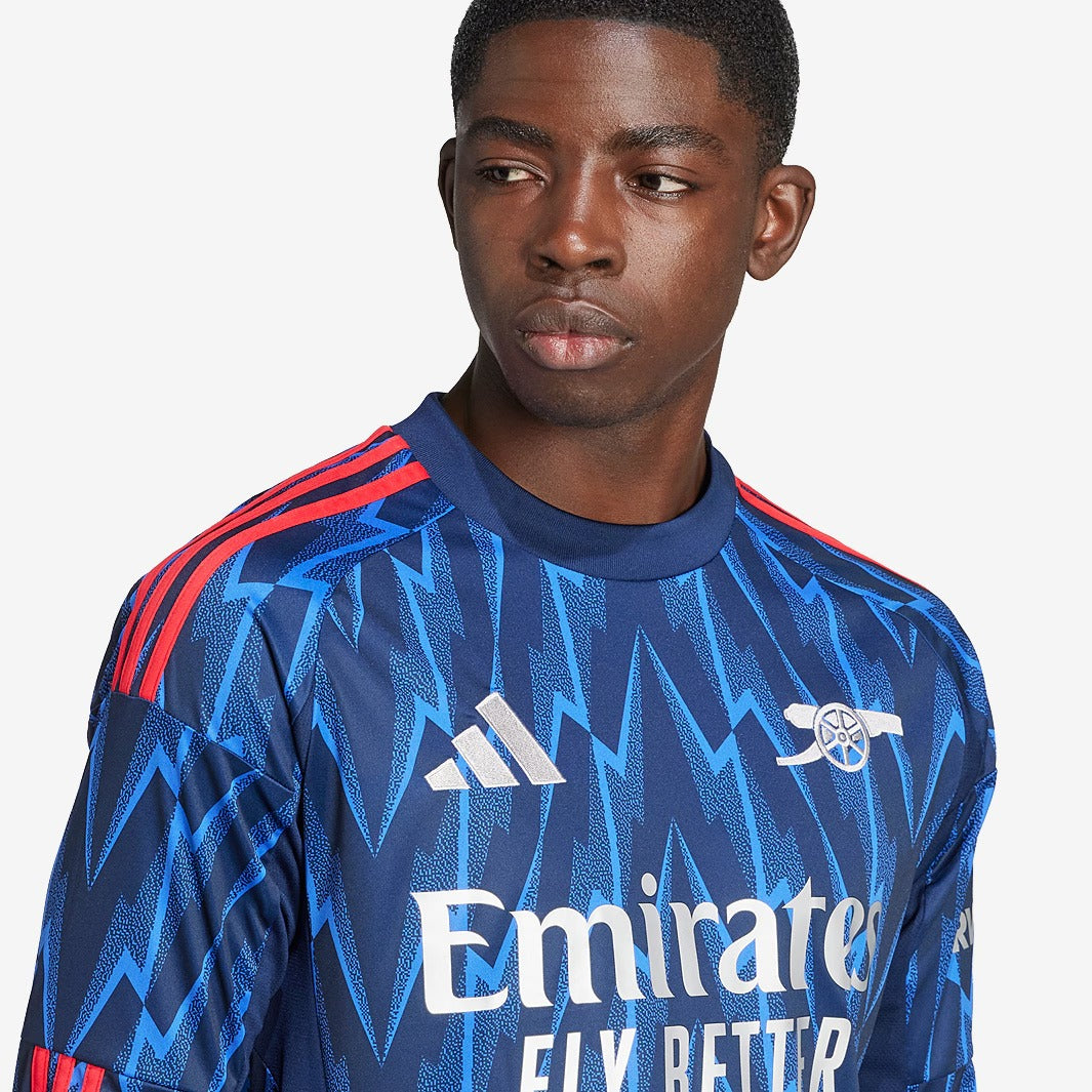 Camisa Arsenal 2025/26 II Manga Longa