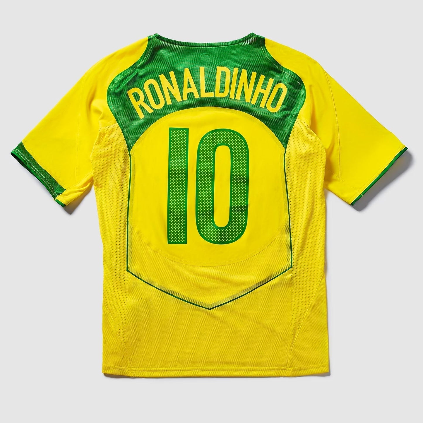 Camisa Brasil Reedição Total 90 Ronaldinho Masculina