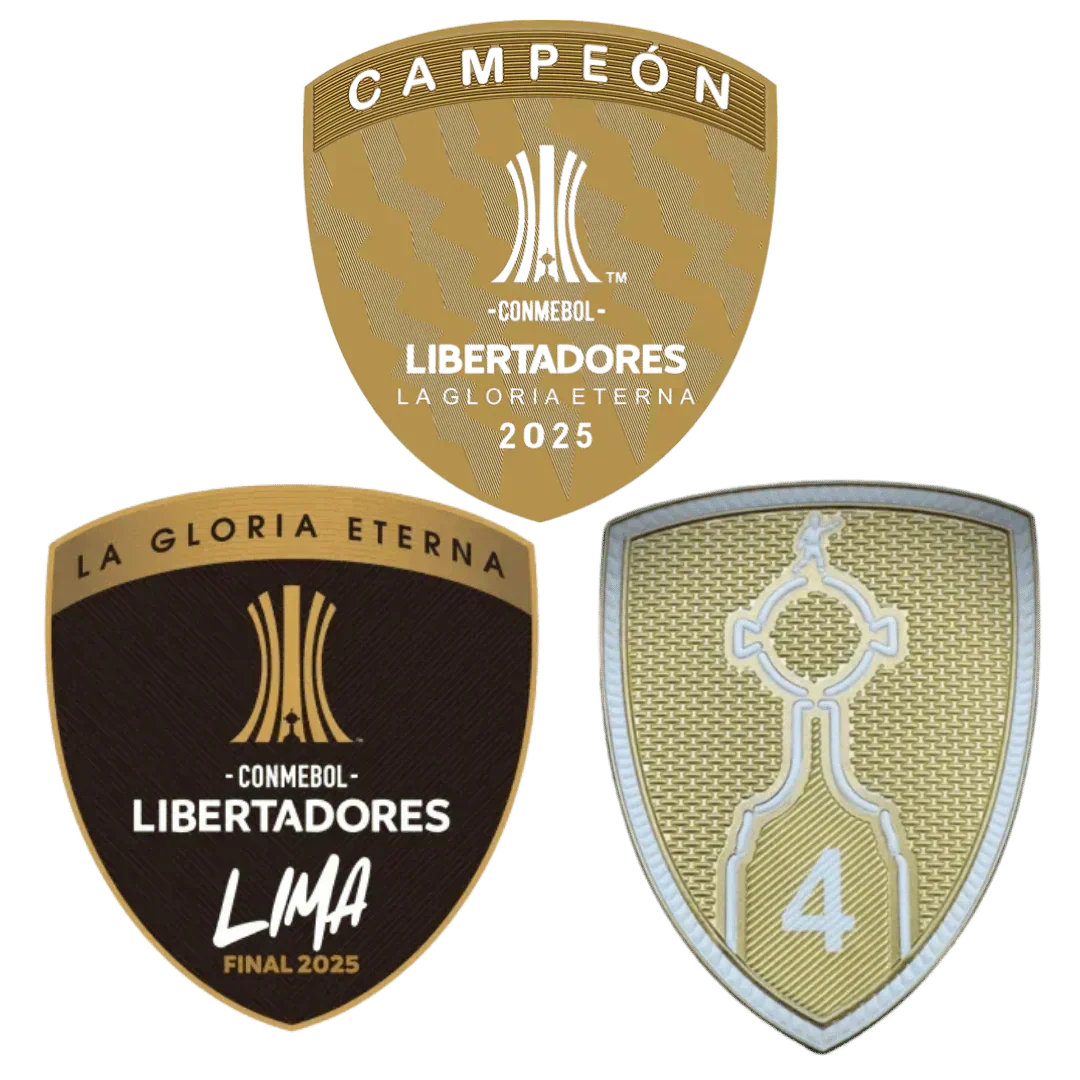 Kit Patch Campeão Libertadores TETRA 2025 | Torcedor Shop