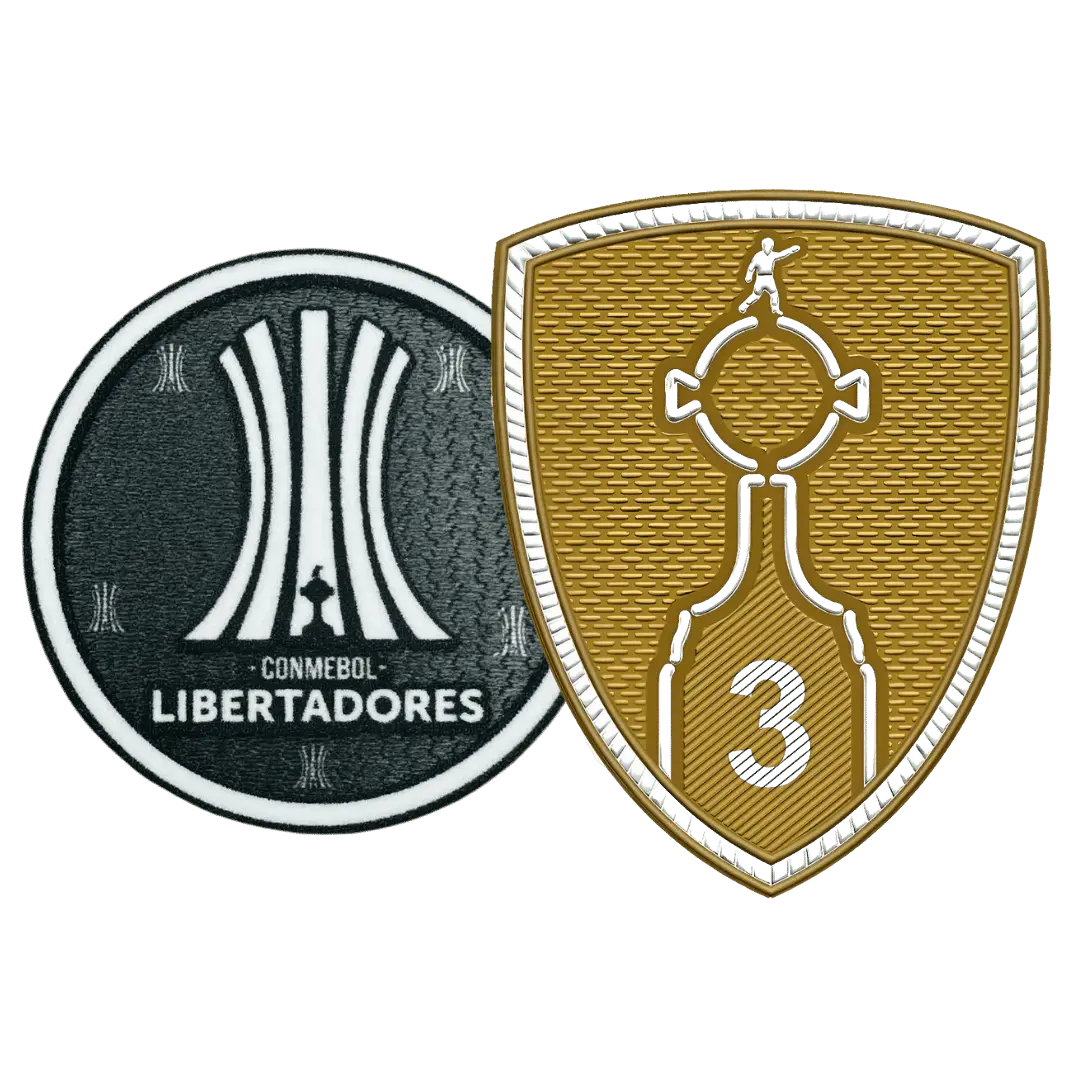Patches Libertadores 3 Troféus | Torcedor Shop