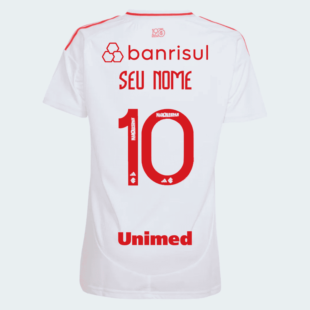 Camisa Feminina Internacional 2025/26 II Torcedor Com Patrocínios