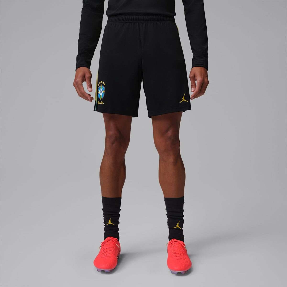 Shorts Brasil Academy Pro 2026 Treino Masculino | Torcedor Shop